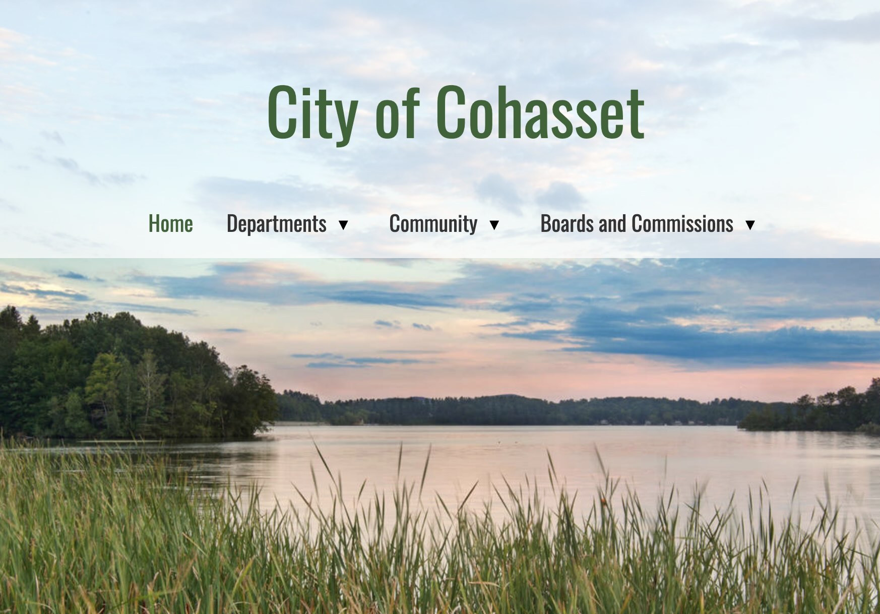city of cohasset